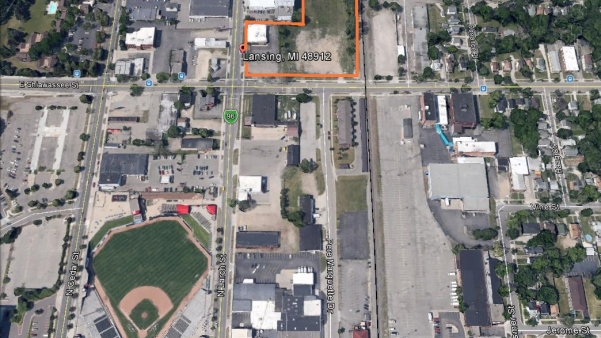 map view of shiawassee larch lot